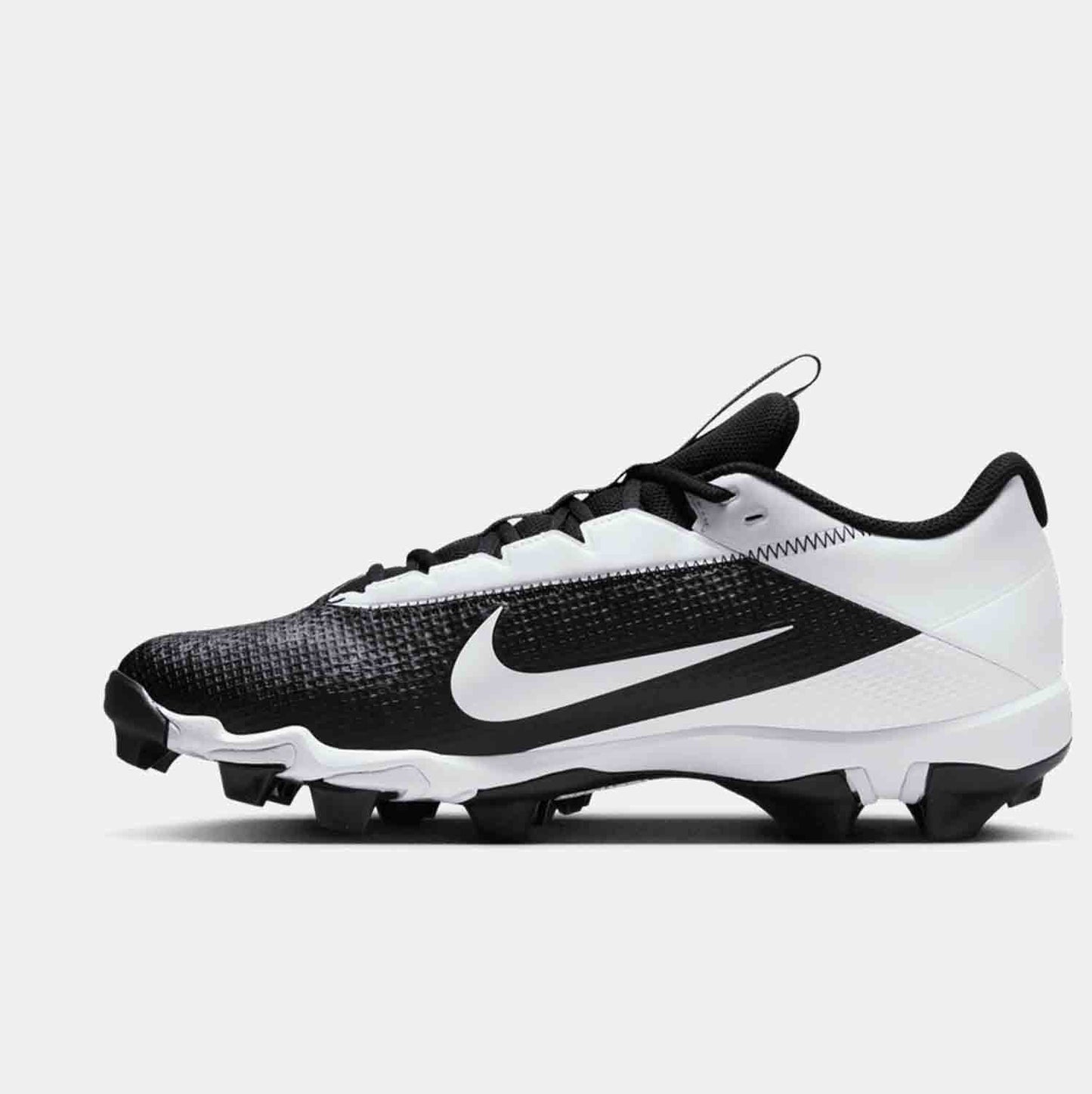 Side medial view of the Men's Nike Vapor Edge Shark 2 Football Cleats.