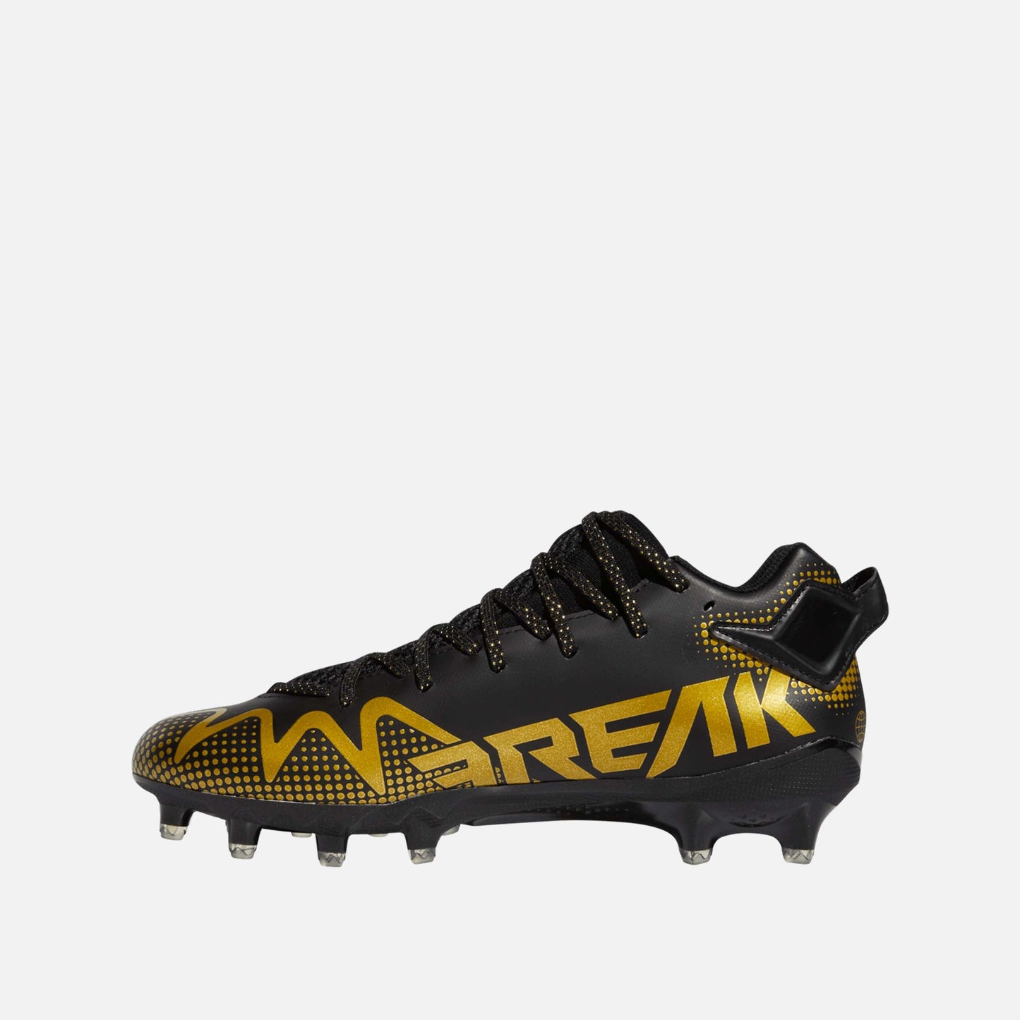 Side medial view of Adidas Freak 22 Men's Football Cleats.