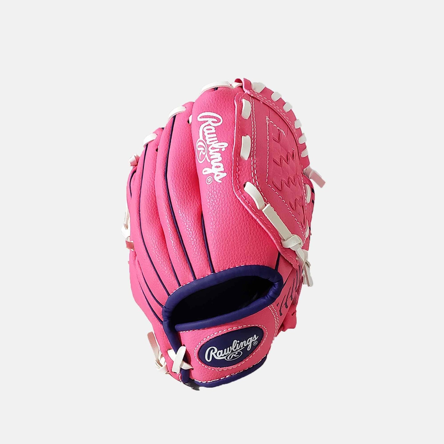 Rear view of Rawlings 9" Basket Web Glove.