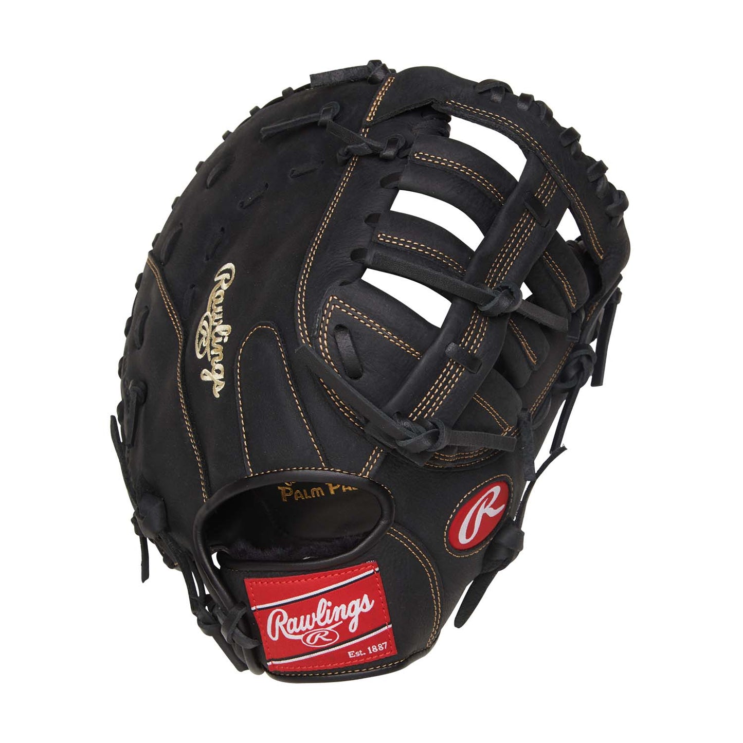 Rear view of Rawlings Renegade Series 12.5" 1st Baseman Mitt.
