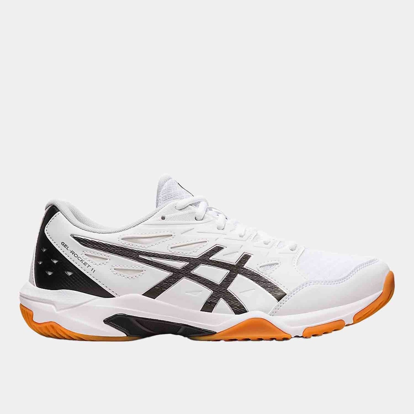 Side view of Men's Asics Gel-Rocket 11.