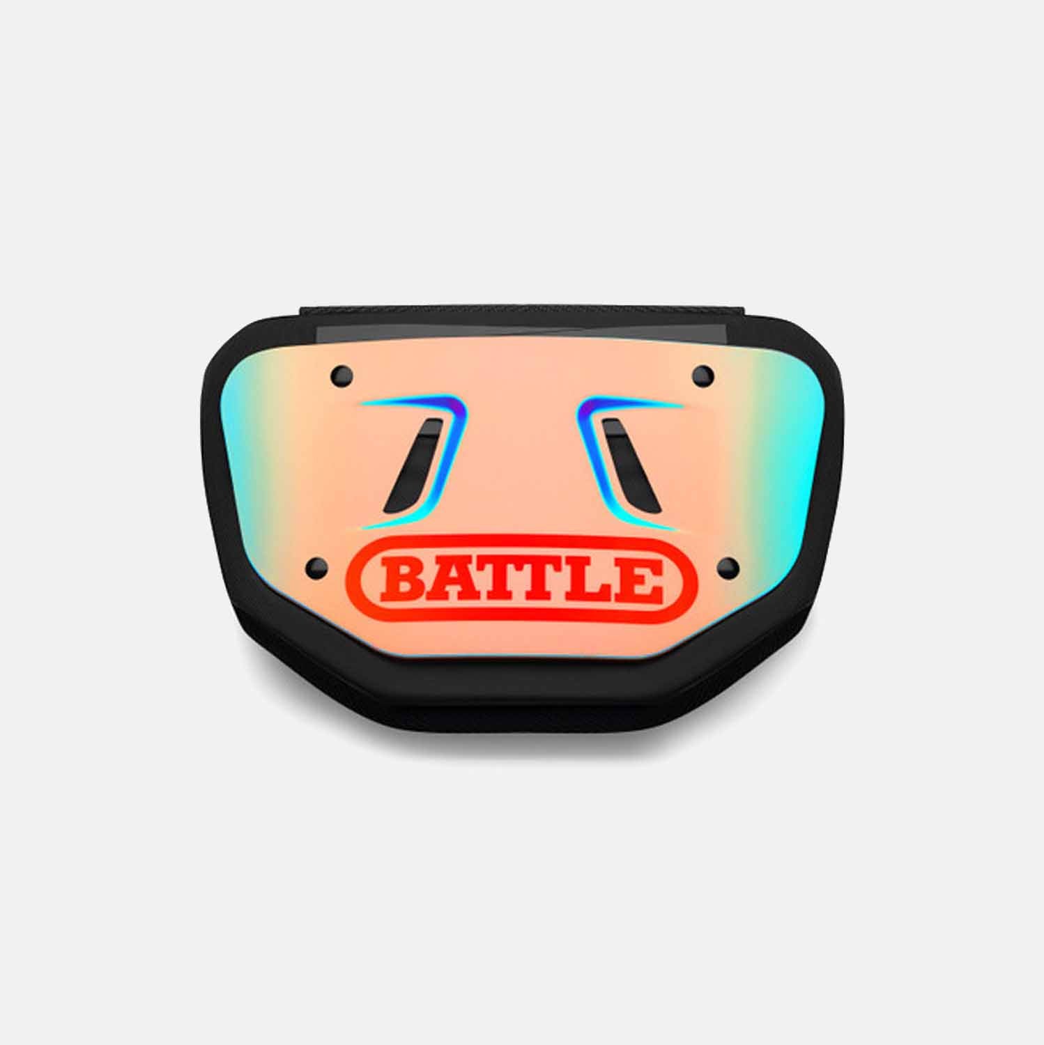 Iridescent Chrome Football Back Plate - SV SPORTS