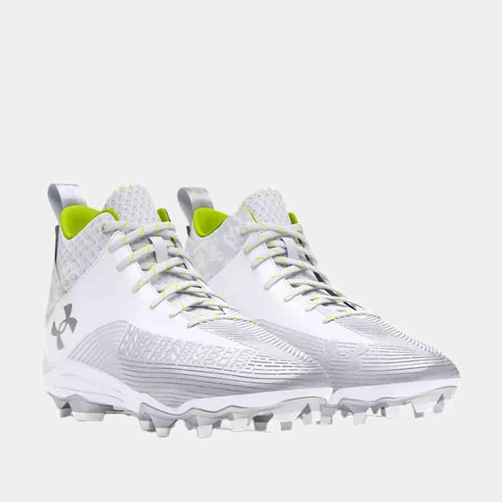 Front view of the Men's Under Armour Hammer 2 MC Football Cleats.