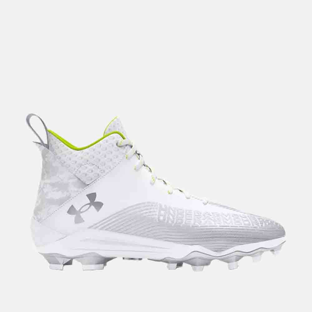 Side view of the Men's Under Armour Hammer 2 MC Football Cleats.