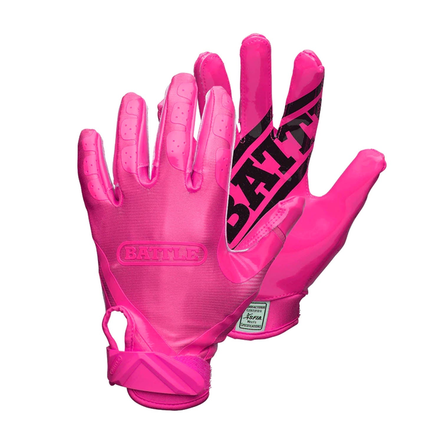 Battle Sports Double Threat Adult Receiver Gloves - SV SPORTS