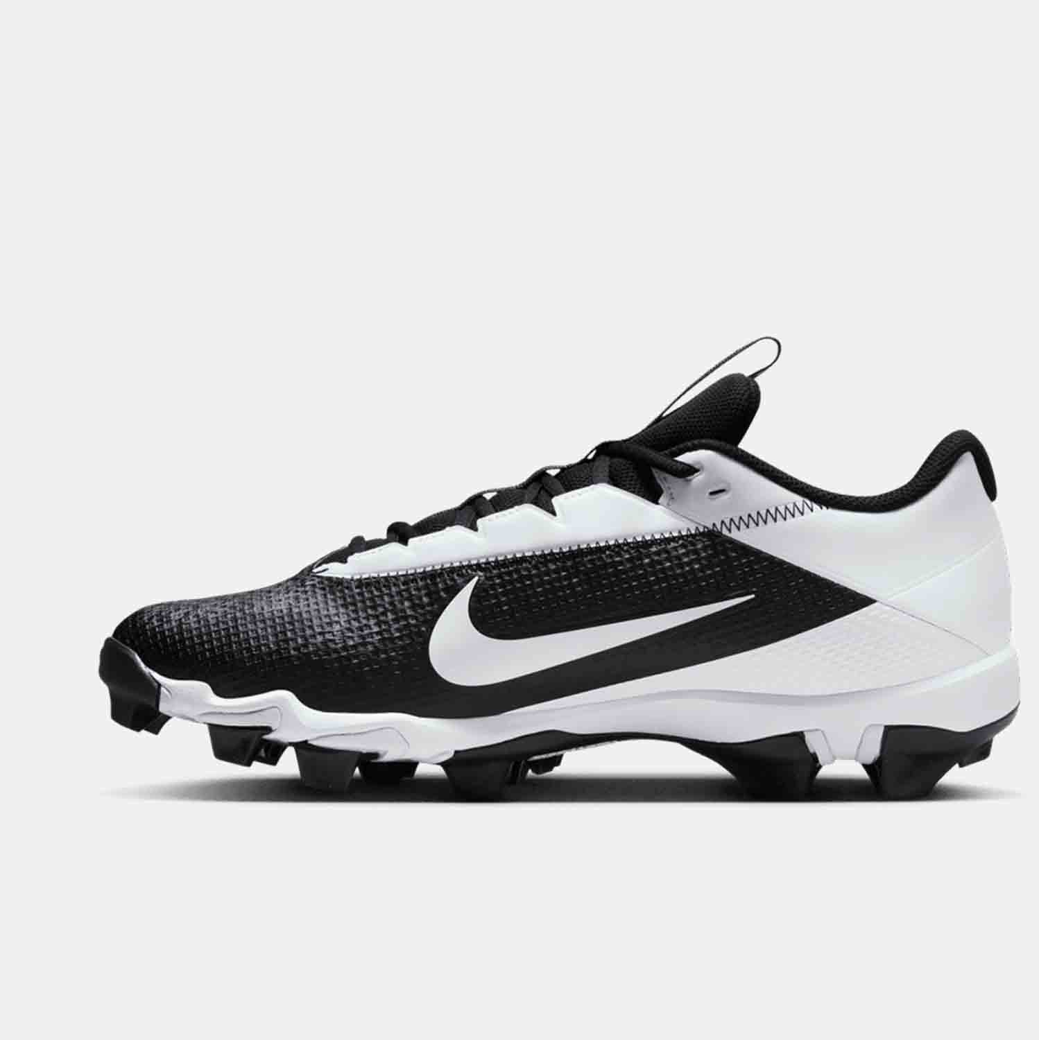 Side medial view of the Men's Nike Vapor Edge Shark 2 Football Cleats.