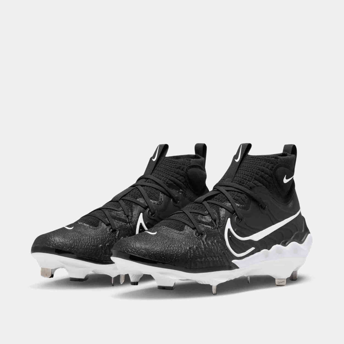 Front view of Men's Nike Alpha Huarache NXT Metal Baseball Cleats.