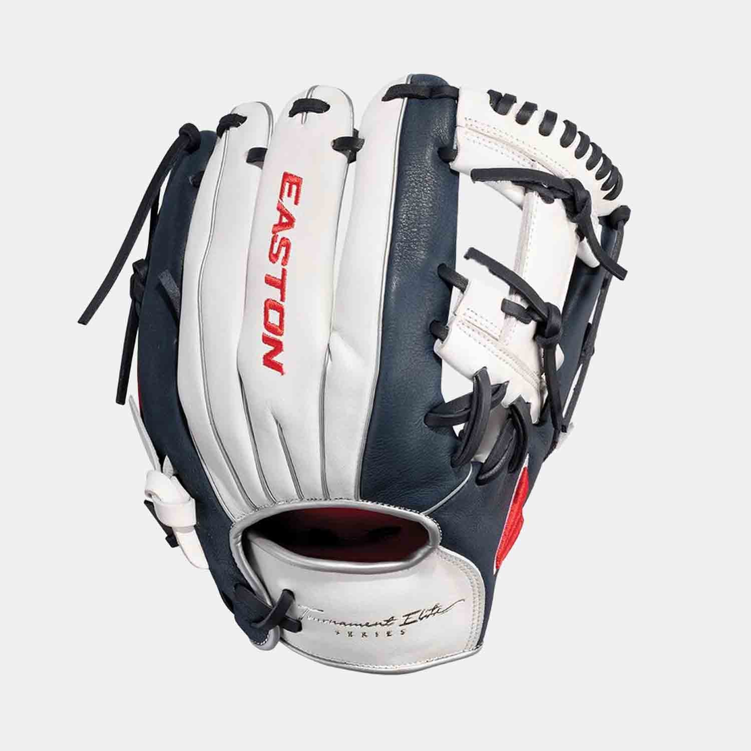Rear view of Kids' Easton Tournament Elite 11.5-inch Glove.