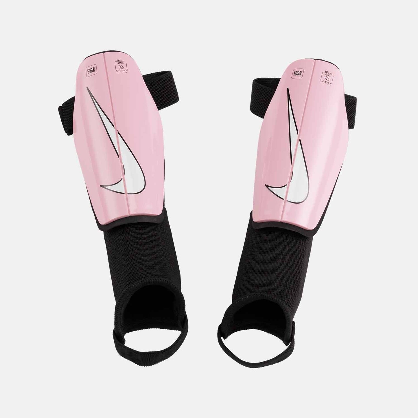 Kids' Charge Shin Guards, Pink/White - SV SPORTS