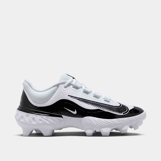 Side view of Men's Nike Alpha Huarache Elite 4 Low MCS Baseball Cleats.