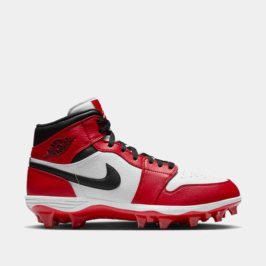 Side view of the Men's Jordan 1 Mid TD Football Cleats.