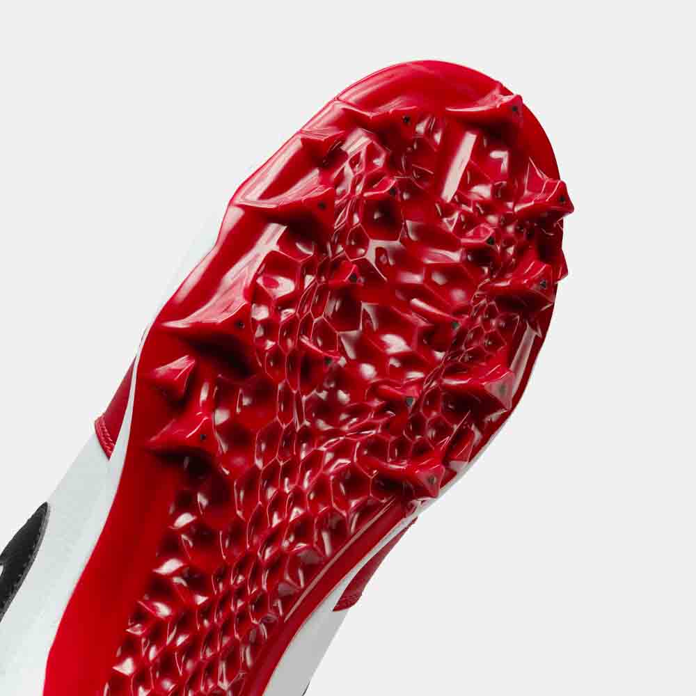 Bottom view of the Men's Jordan 1 Mid TD Football Cleats.