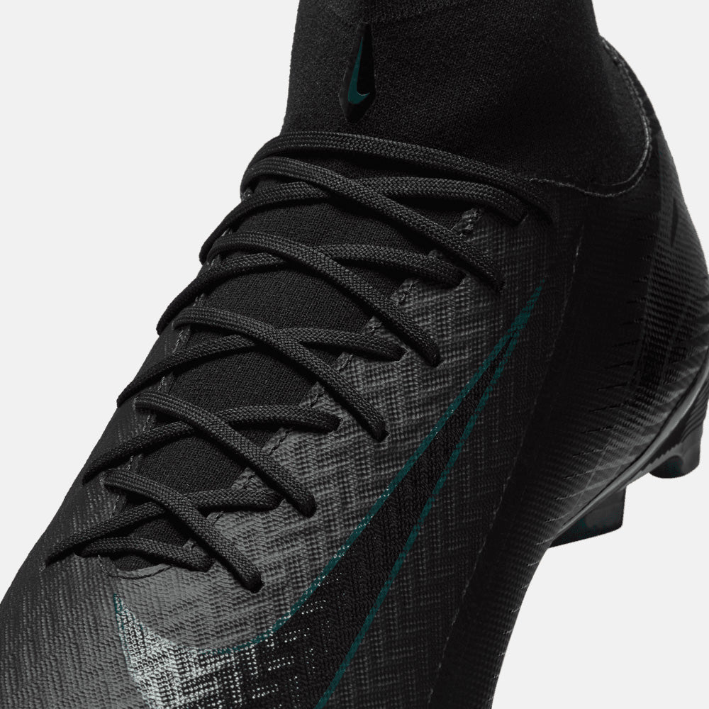 Up close, front view of the Nike Mercurial Superfly 10 Academy Soccer Cleats.