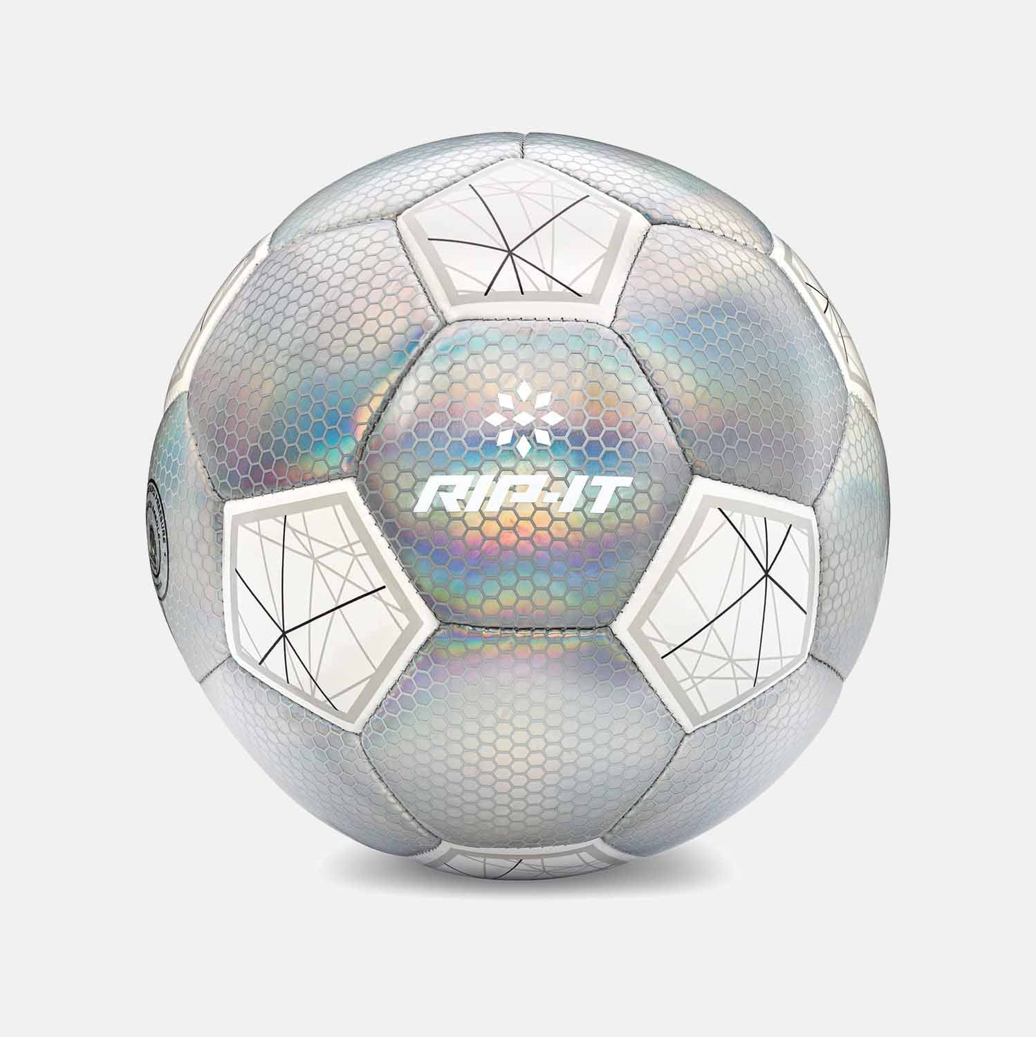 Girls' Training Soccer Ball #4, Holo Pink - SV SPORTS