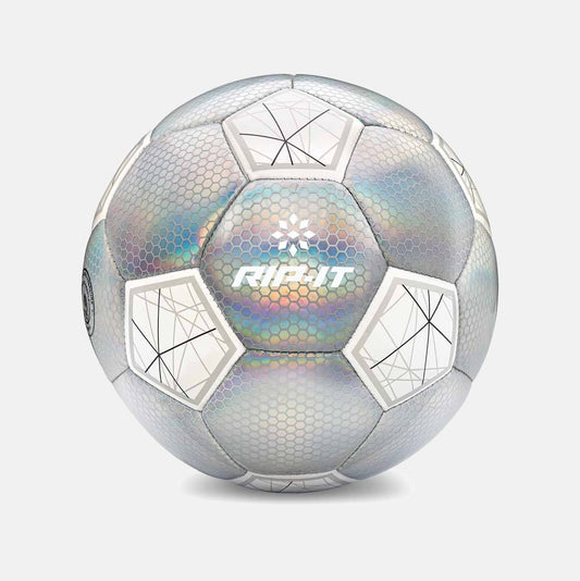 Girls' Training Soccer Ball #4, Holo Pink - SV SPORTS