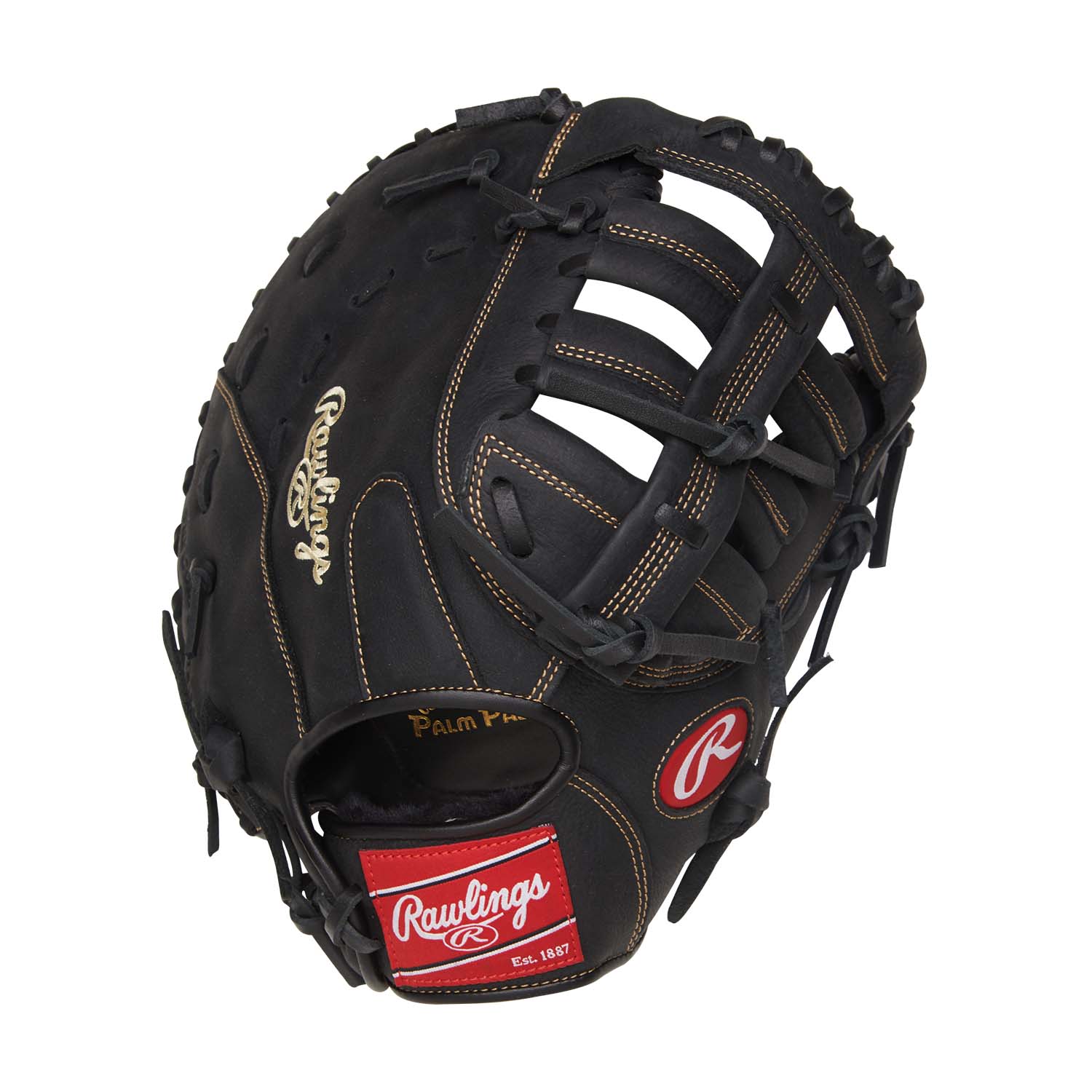 Rear view of Rawlings Renegade Series 12.5" 1st Baseman Mitt.