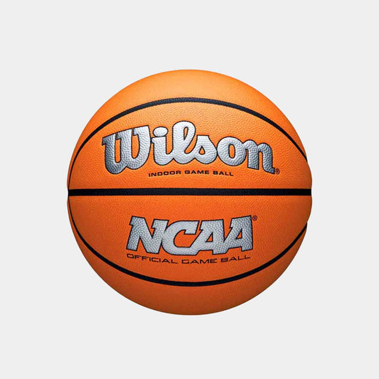 NCAA EVO NXT 29.5 Game Basketball, Size 7, Orange/Silver - SV SPORTS